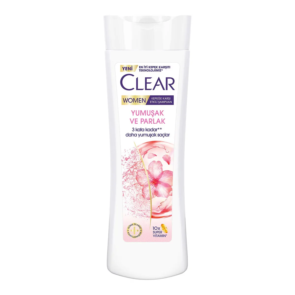 Clear Shampoo Soft Shine Cherry Blossom Essence & Keratin 350 ml