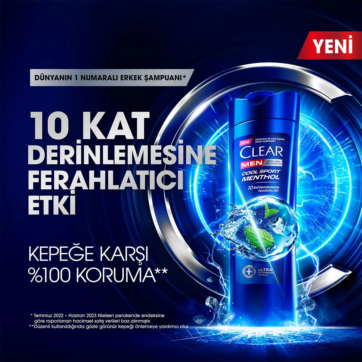 Clear شامبو كلير مين كول سبورت مينثول 350 مل