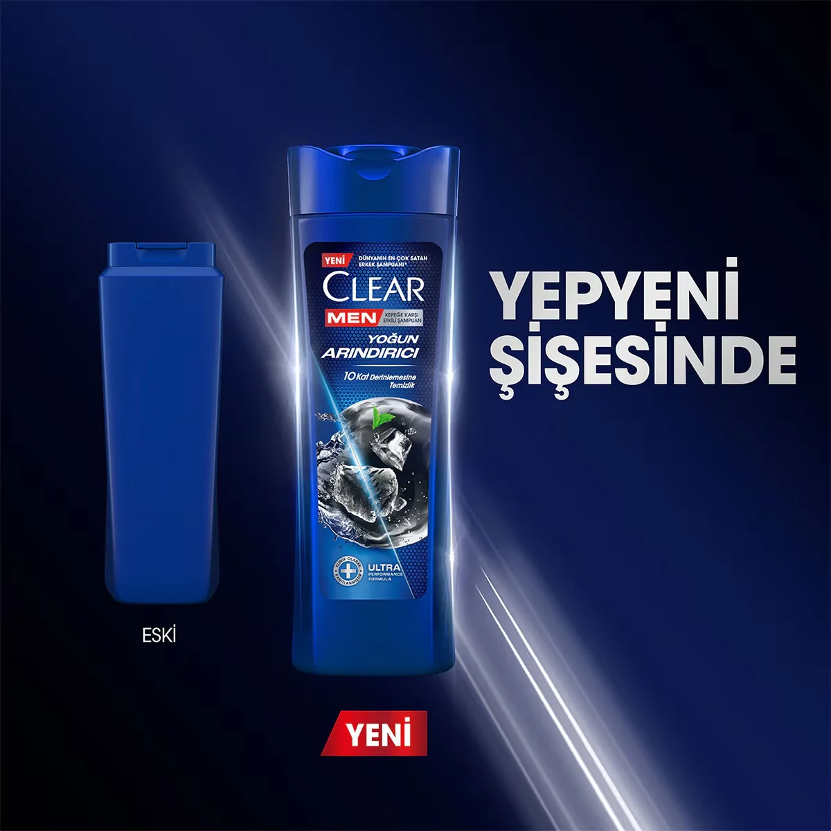 Clear Men Shampoo Intensive Purifying Charcoal Anti-Dandruff 350 ml