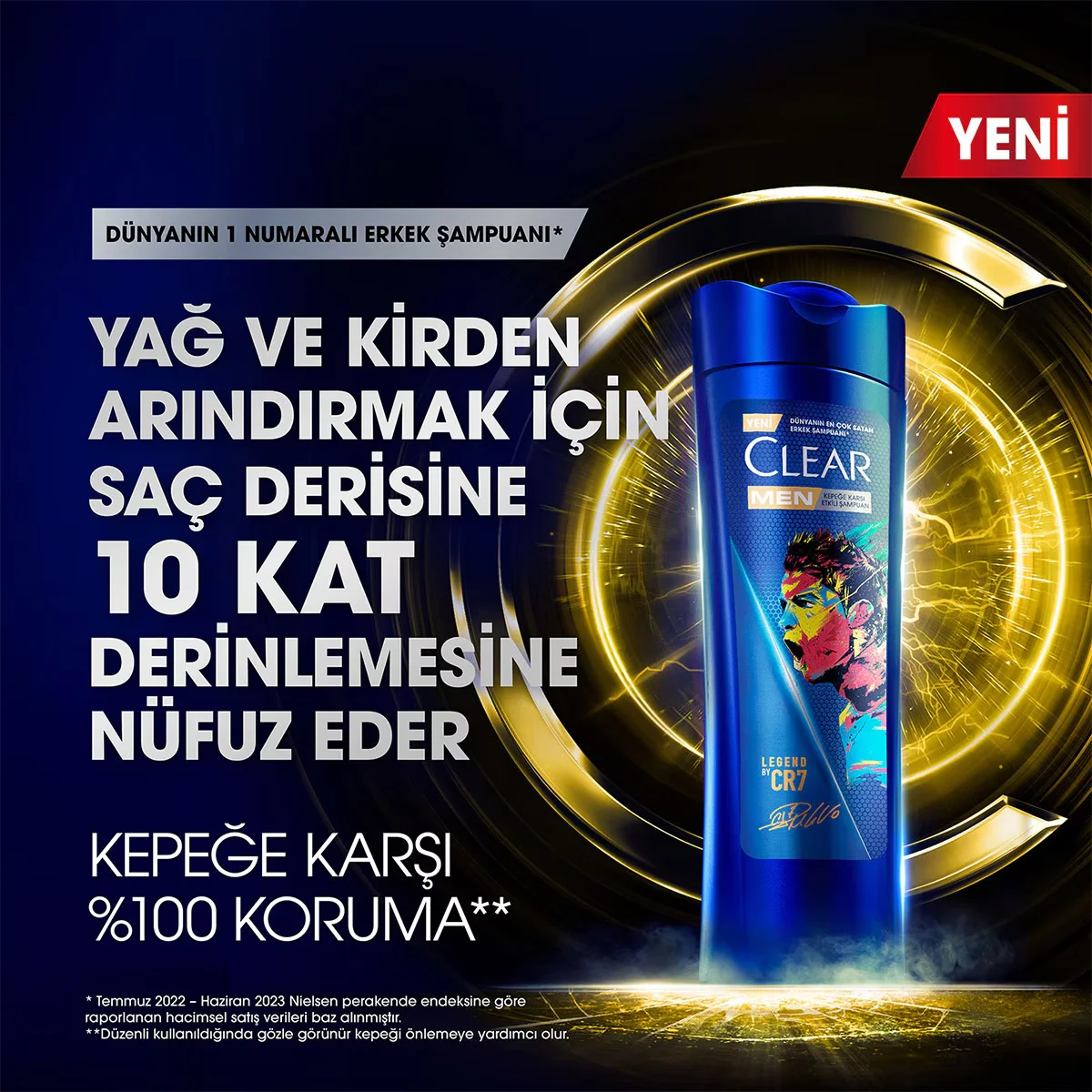 Clear Men Anti-Schuppen Shampoo von Cristiano Ronaldo 350ml