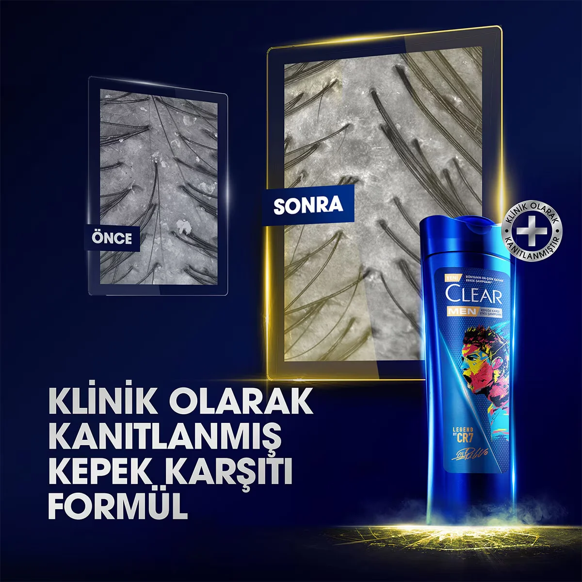 Clear Men Anti-Schuppen Shampoo von Cristiano Ronaldo 350ml