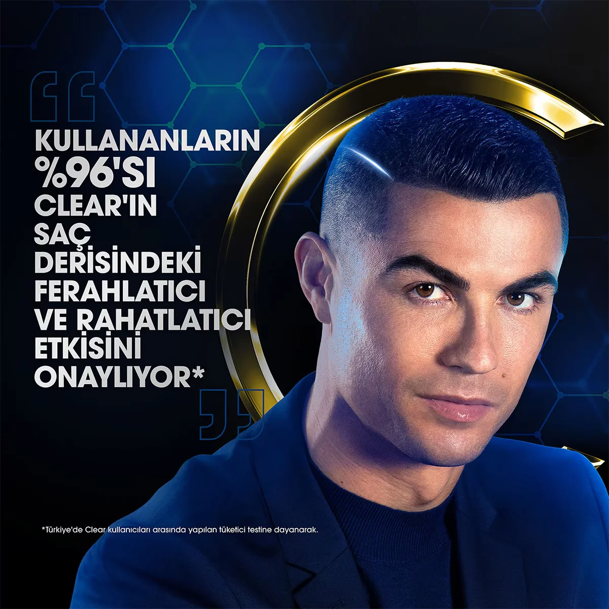 Clear Men Anti-Schuppen Shampoo von Cristiano Ronaldo 350ml