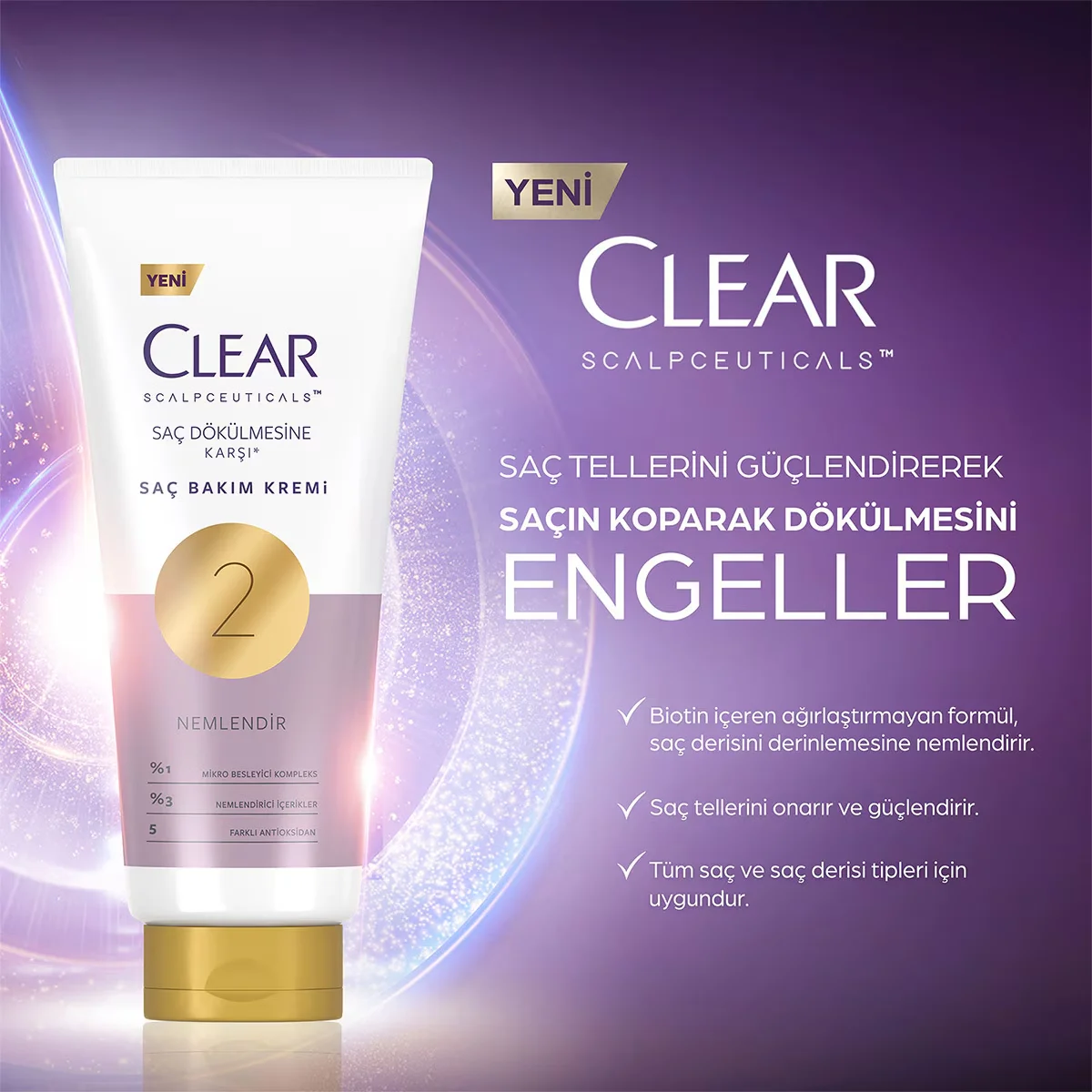 Clear Scalpceuticals Haarverlust Pflegecreme für Frauen 170ml