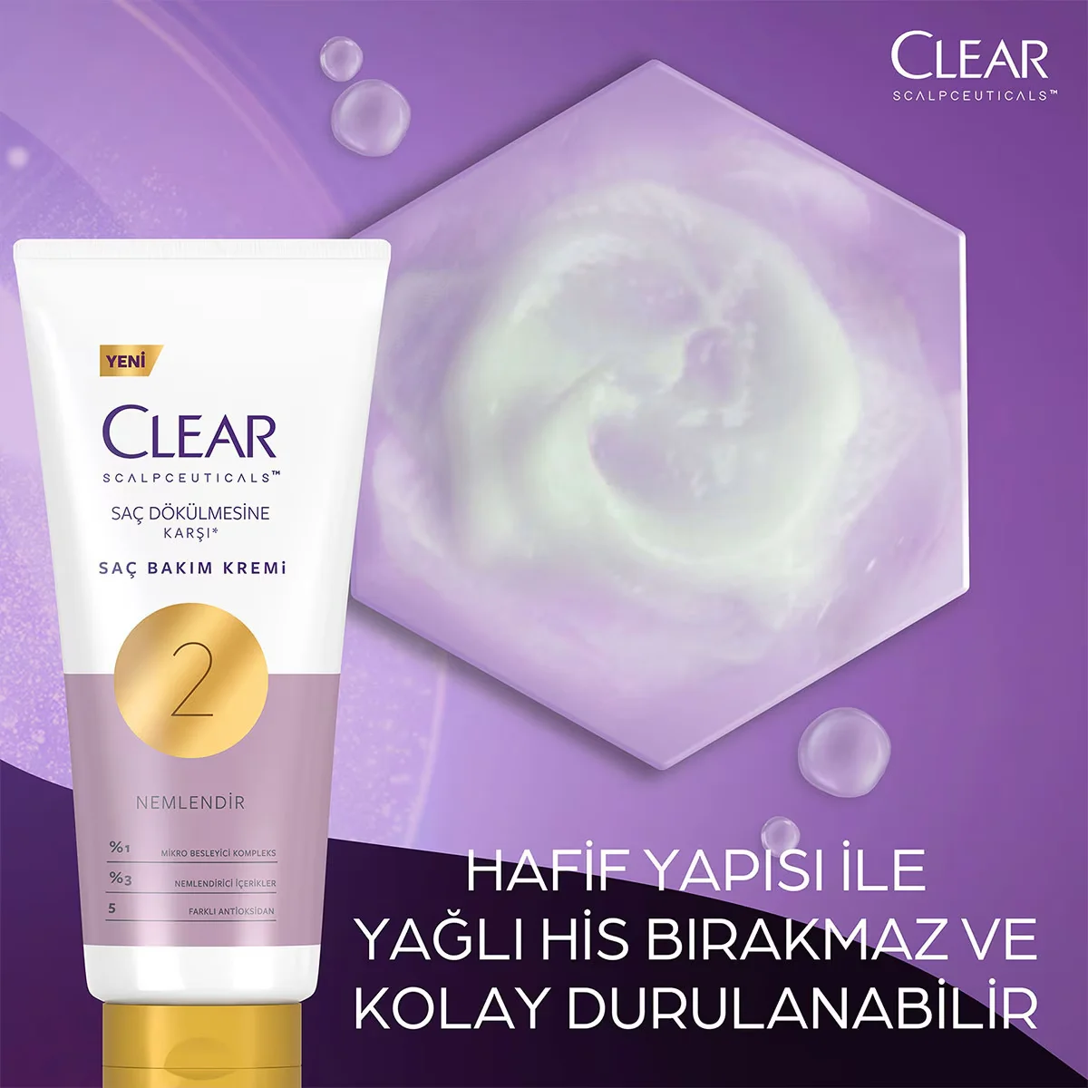 Clear Scalpceuticals Haarverlust Pflegecreme für Frauen 170ml