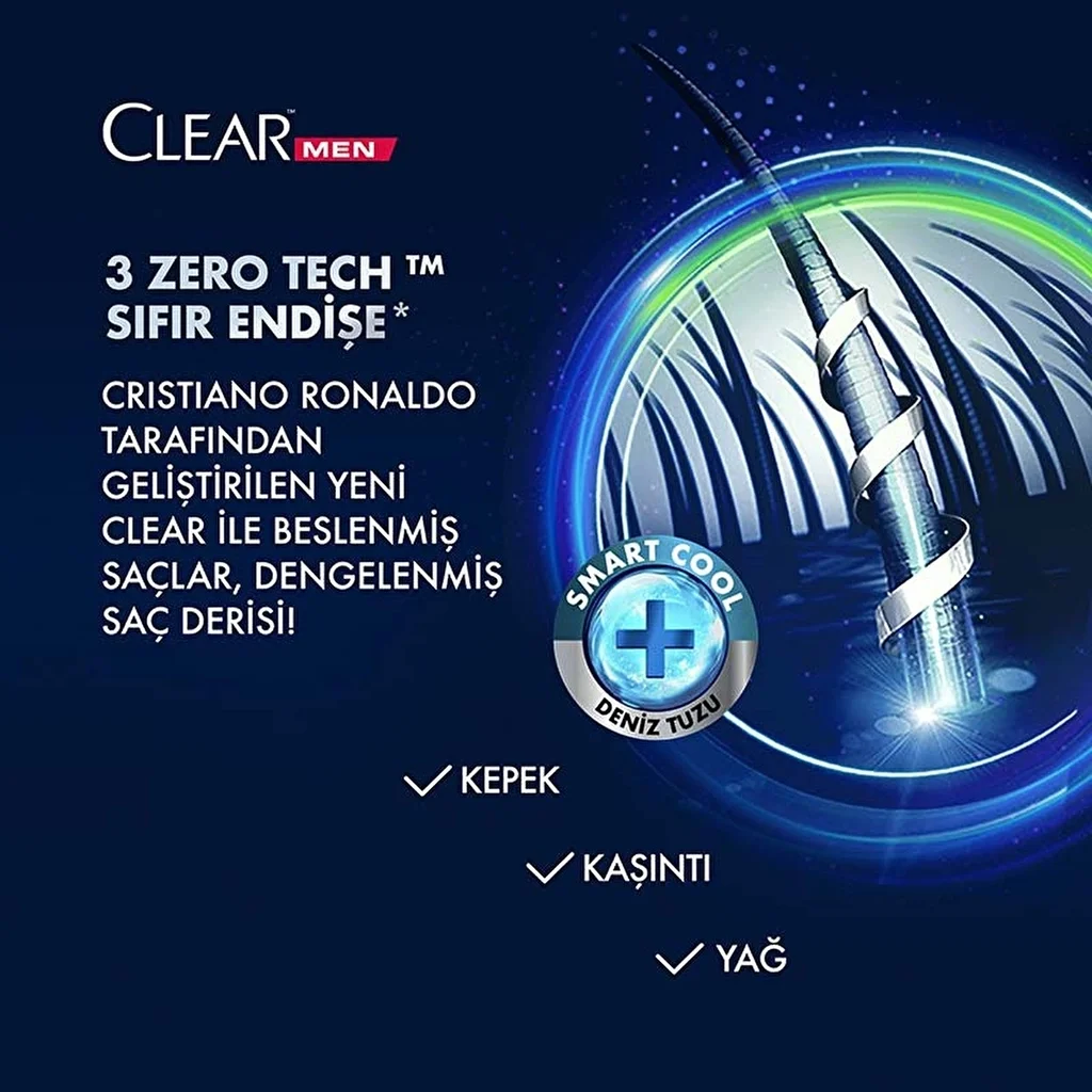Clear شامبو كلير مين المضاد للقشرة ليجند من سي آر 7 كريستيانو رونالدو 350 مل