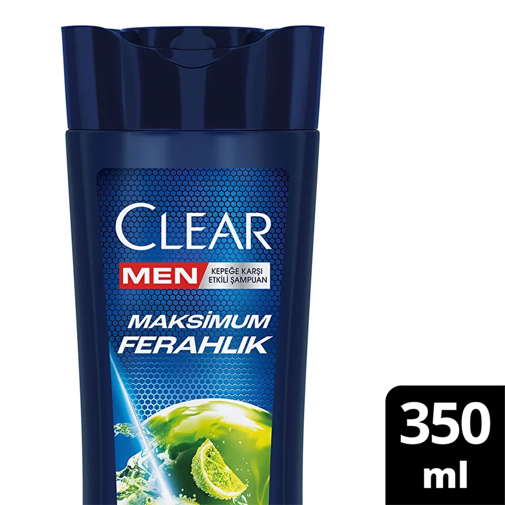 Clear Men Anti-dandruff Shampoo Maximum Freshness Lemon Extract For Oily Scalp 350 ml