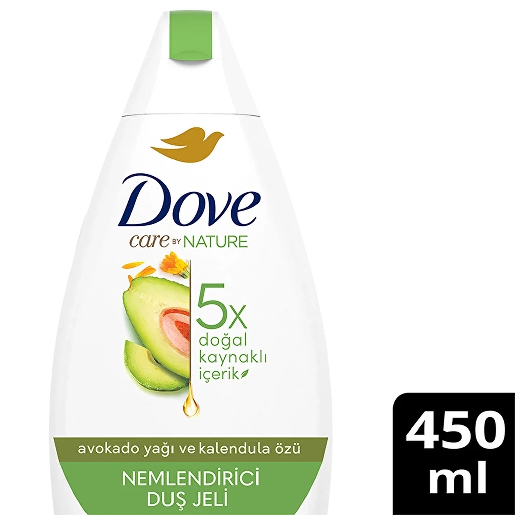 Гель для душа Dove Увлажняющий с маслом авокадо и экстрактом календулы 450 мл