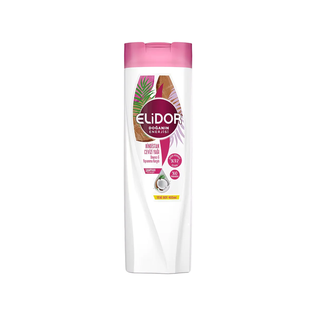 Elidor Nature's Energy Hair Care Shampoo Coconut Oil Repair & Anti-damage 400 ml