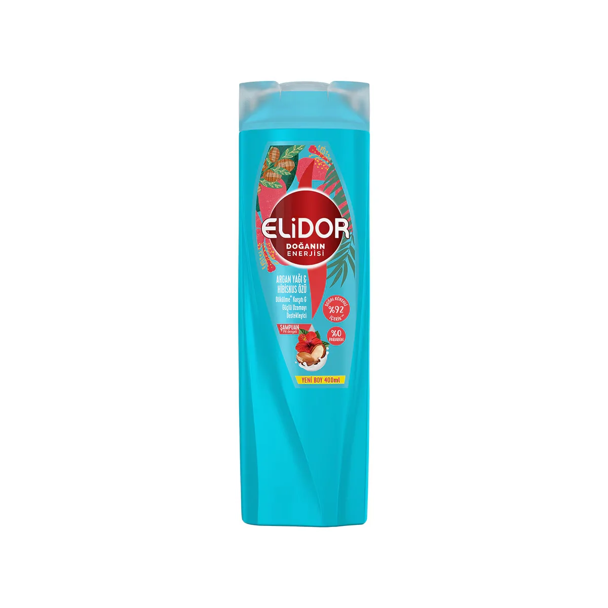 Elidor Nature's Energy Argan & Hibiscus Shampoo 400ml