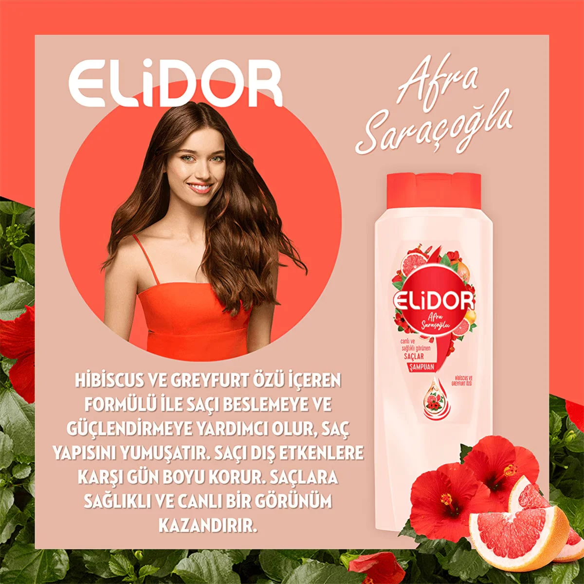 Elidor Naturenergie Argan- und Hibiskus-Shampoo 400ml