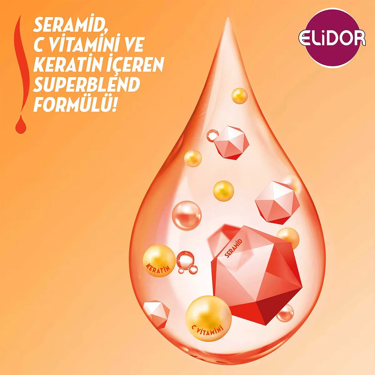 Elidor Superblend Shampoo 400 ml + Conditioner 200 ml Repair Care 400 ml + 200 ml