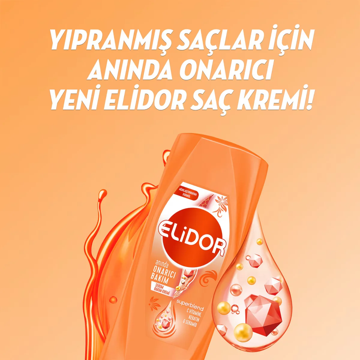 Elidor Superblend Shampoo 400 ml + Conditioner 200 ml Repair Care 400 ml + 200 ml