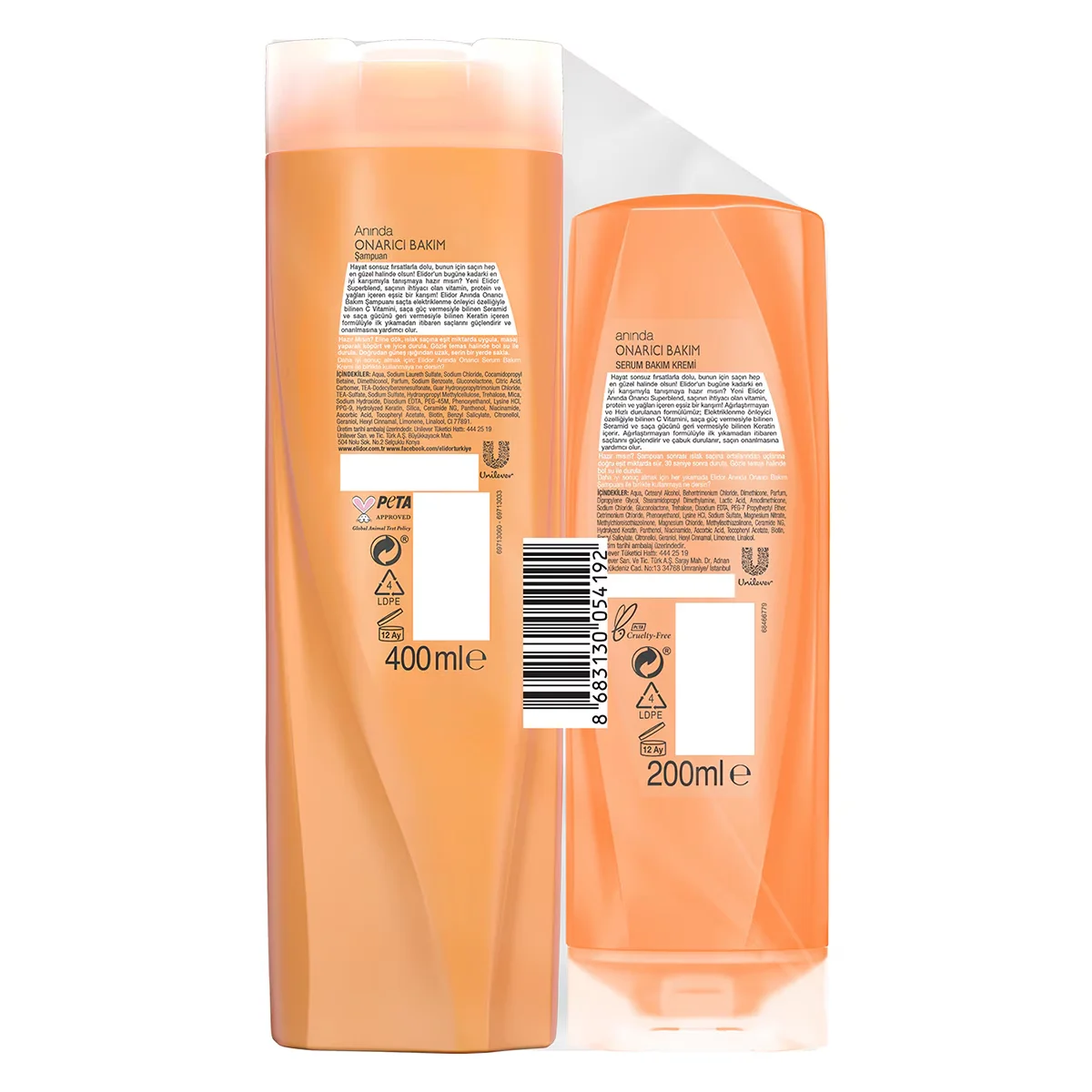 Elidor Superblend Shampoo 400 ml + Conditioner 200 ml Repair Care 400 ml + 200 ml
