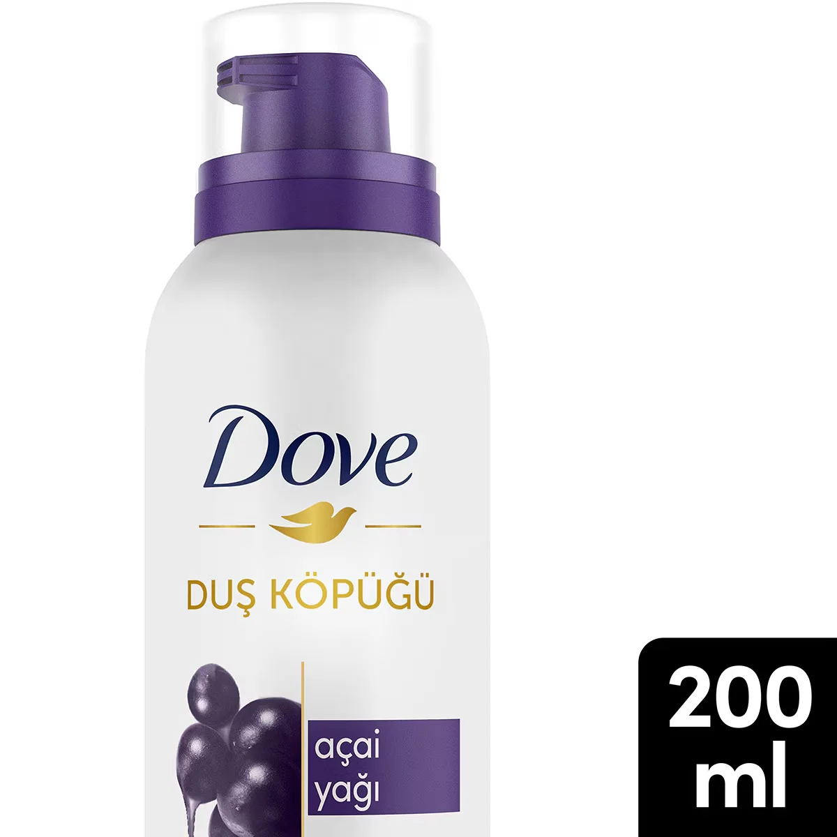 Dove Acai Oil Shower Foam 200 ml