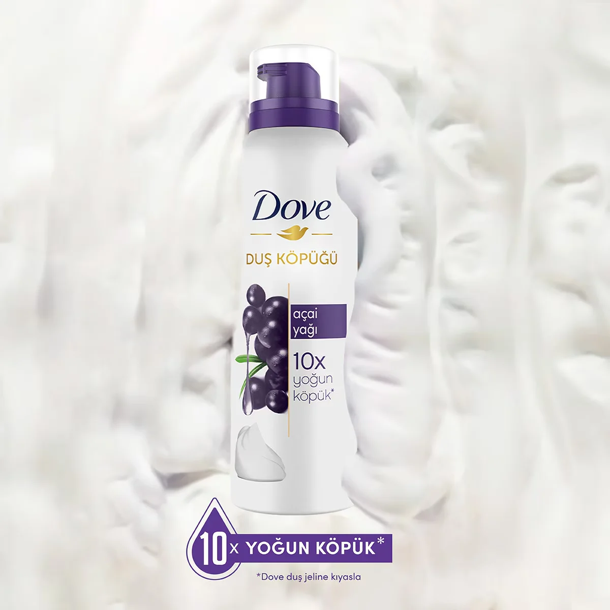 Dove رغوة الاستحمام بزيت الأساي من دوف 200 مل