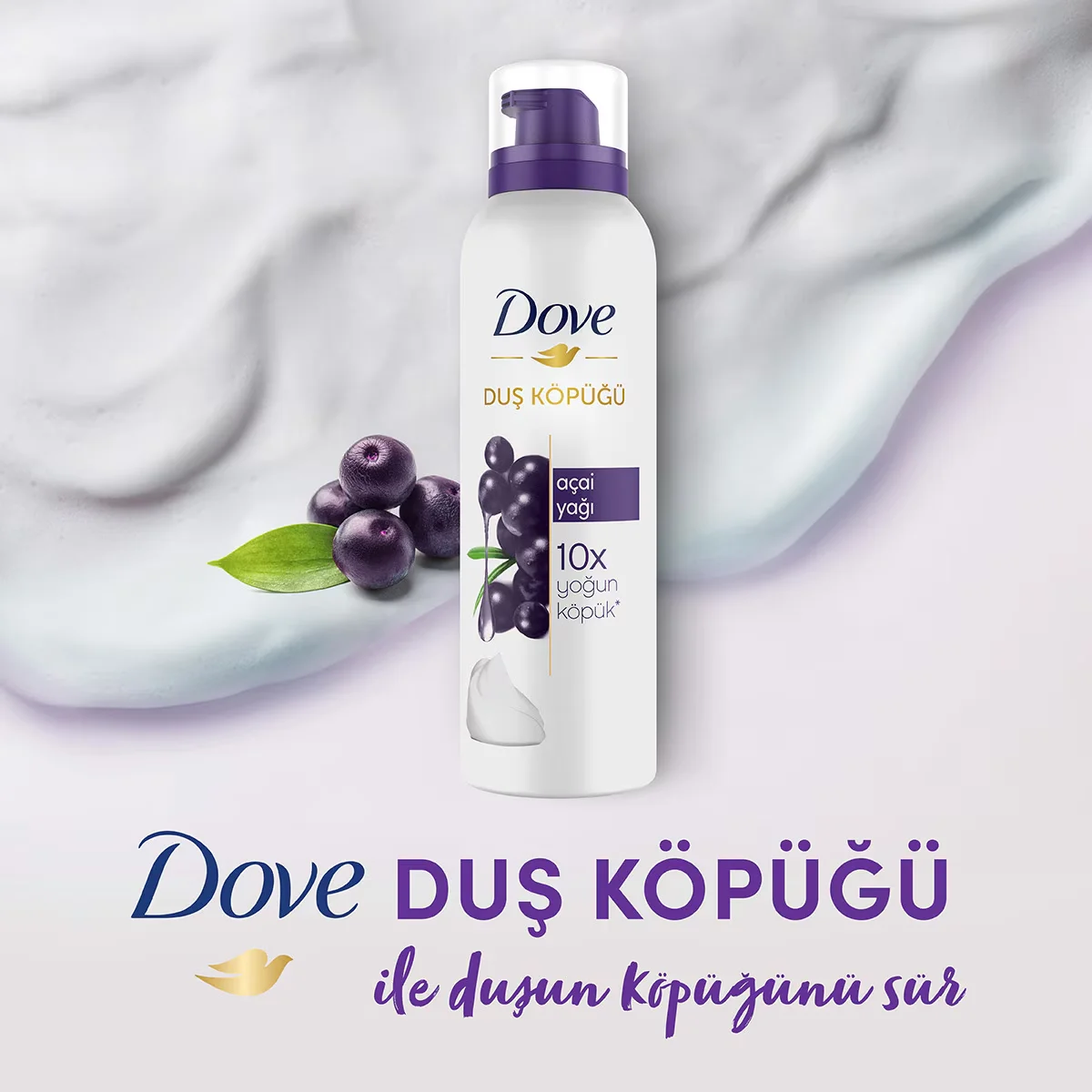 Dove رغوة الاستحمام بزيت الأساي من دوف 200 مل