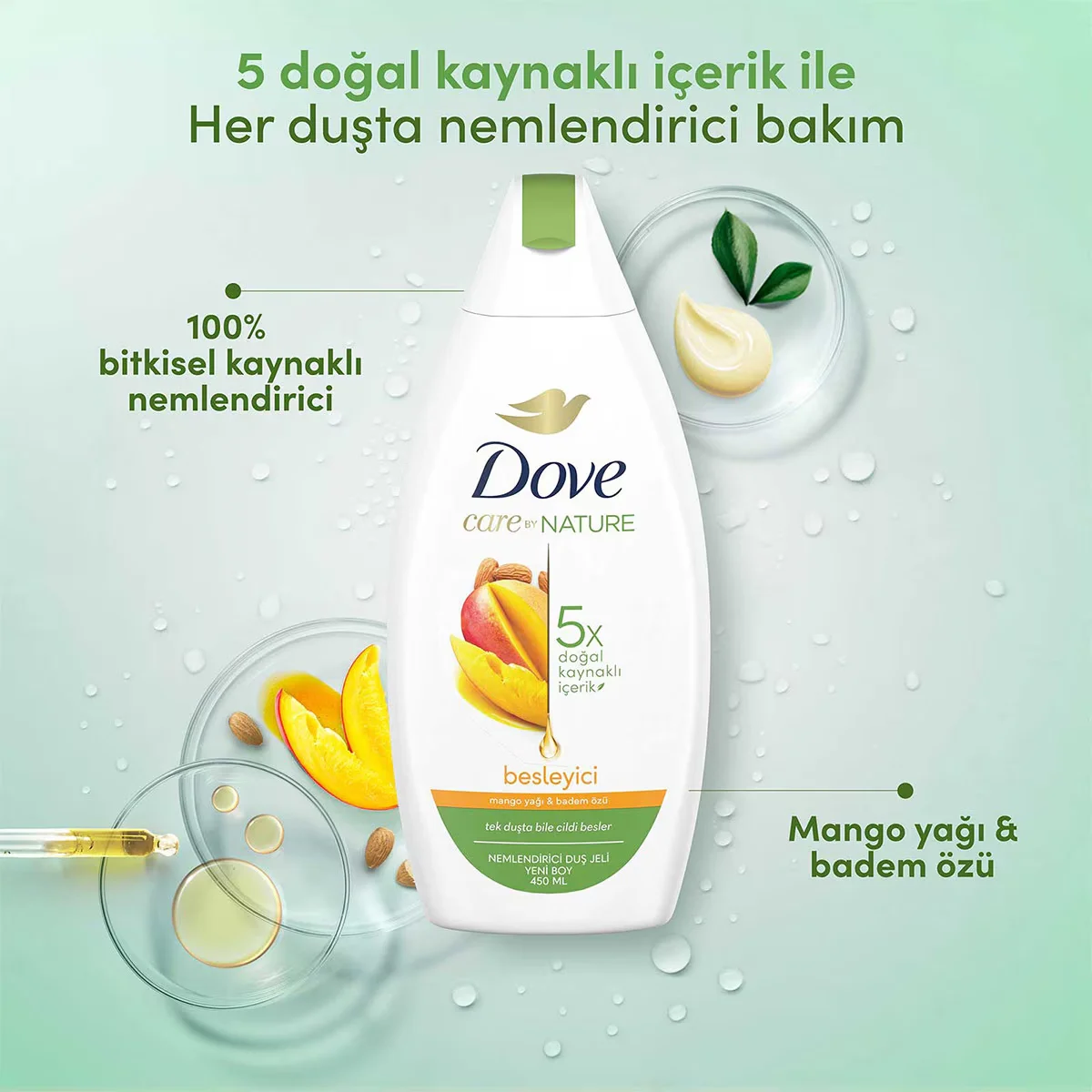 Dove Shower Gel Mango &amp; Almond 450 ml