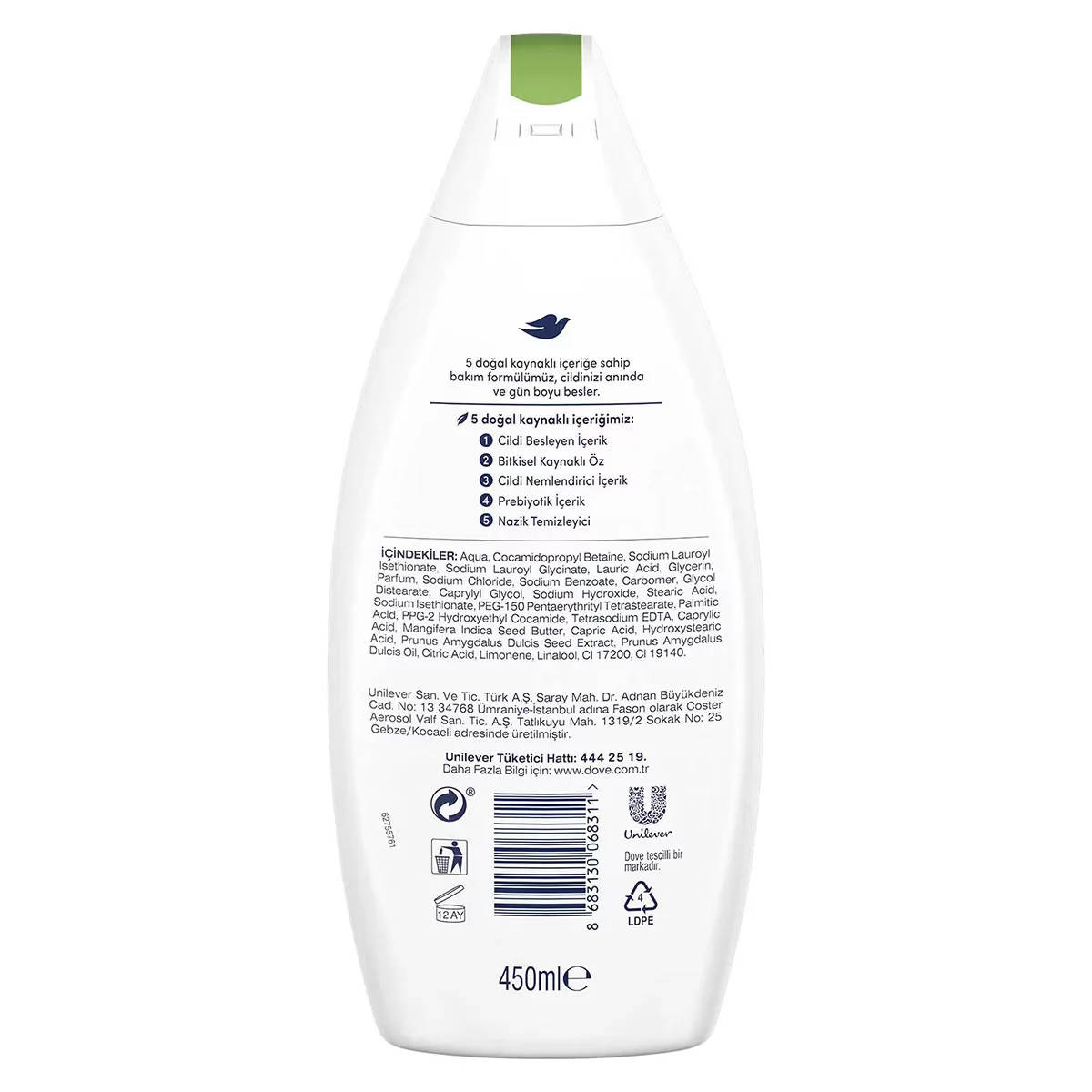 Dove Shower Gel Mango &amp; Almond 450 ml