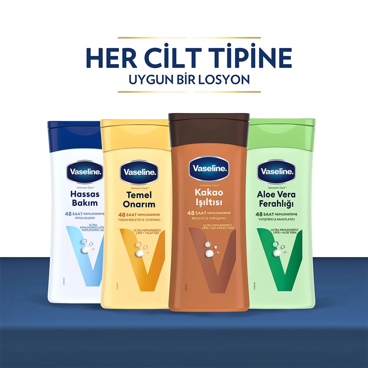 Vaseline Sensitive Care Körperlotion für trockene Haut, 200ml