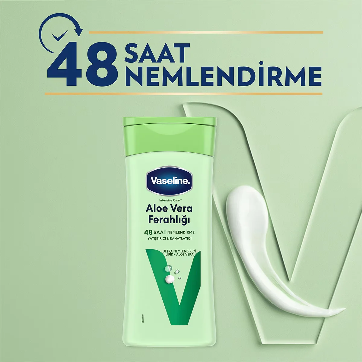 Vaseline لوشن فازلين للجسم بخلاصة الصبار المنعش للبشرة الجافة 200 مل