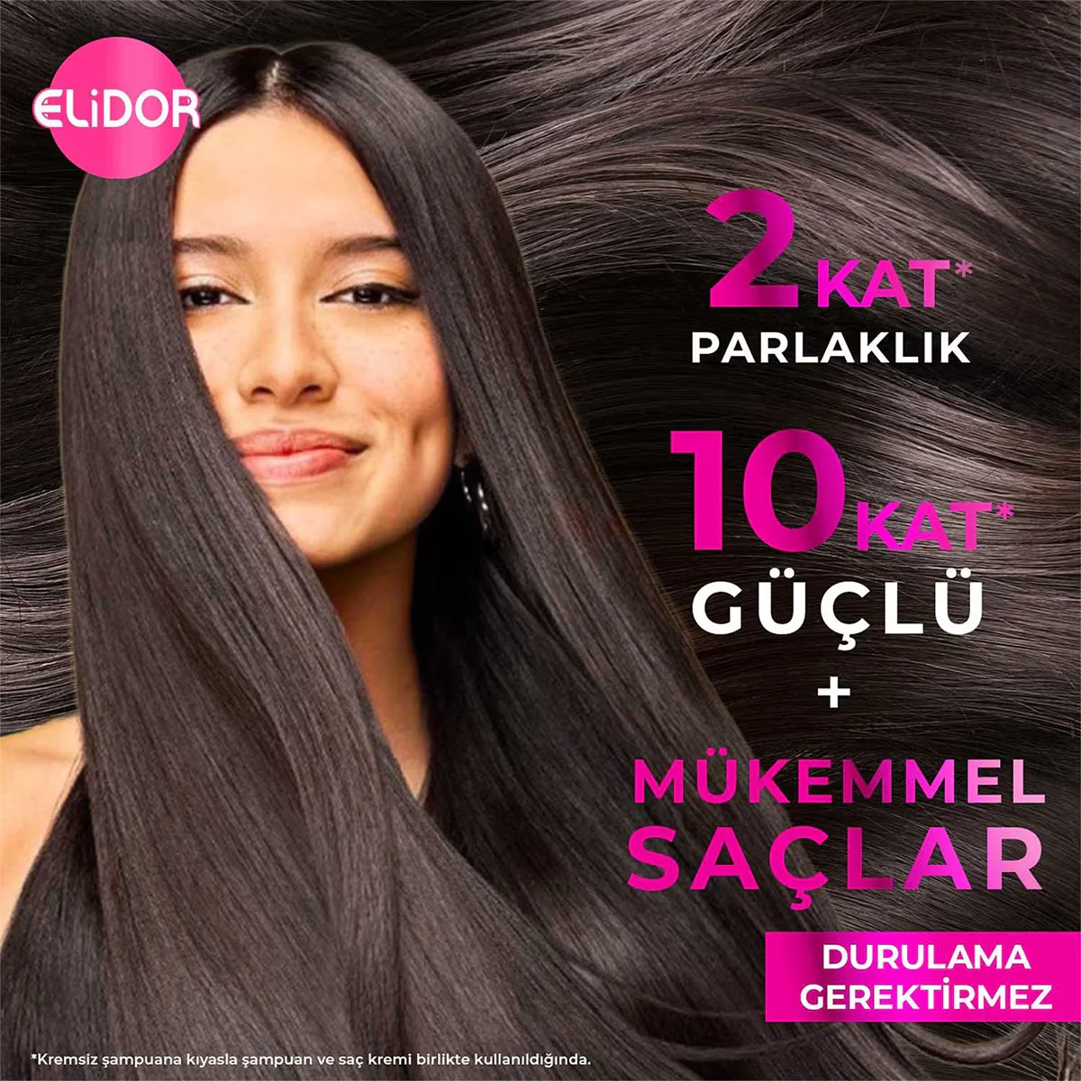Elidor 24/7 Starker &amp; Glänzender Haarstyling-Creme für Trockenes Haar 240ml