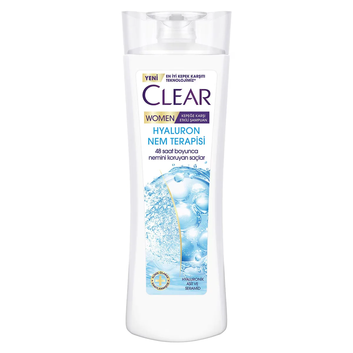 Clear Women Anti-dandruff Effective Hair Care Shampoo Hyaluron Moisture Therapy 350 ml