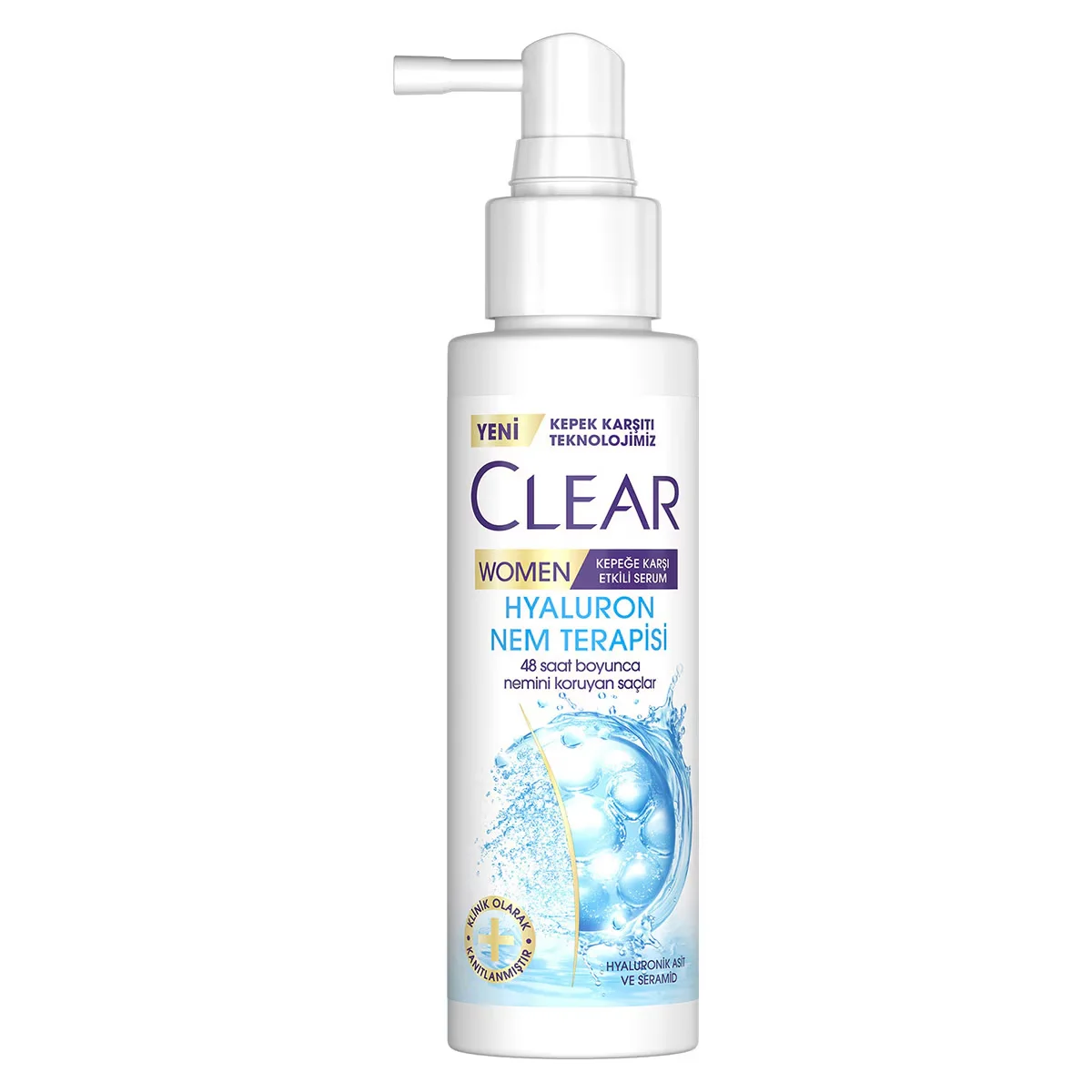 Clear Frauen Anti-Schuppen Serum mit Hyaluronsäure - 90ml
