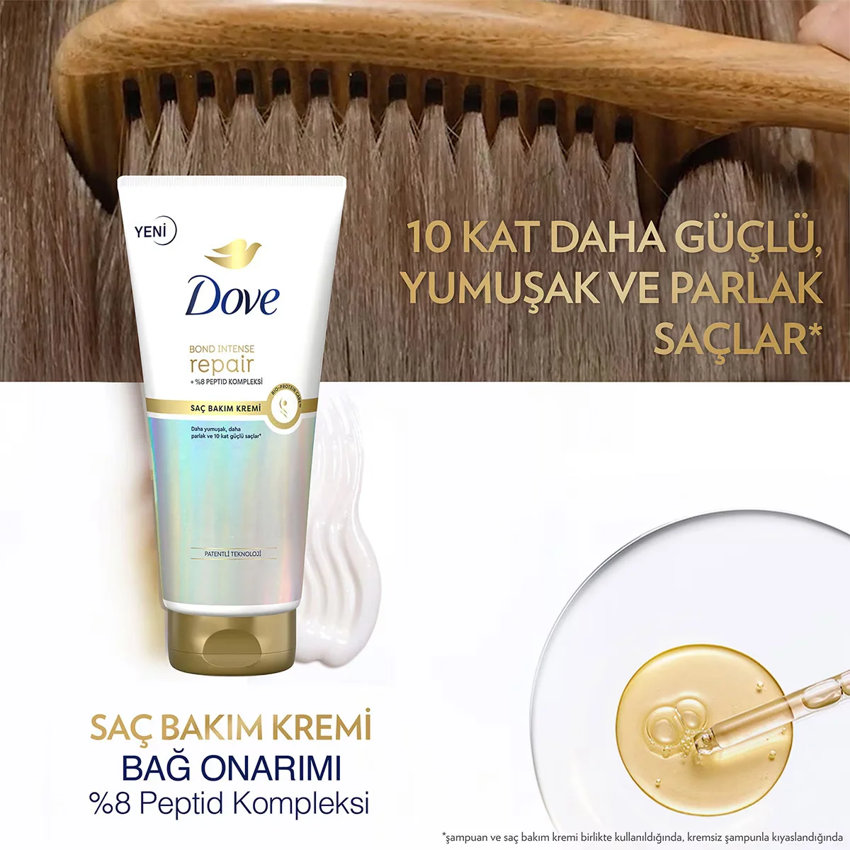 Dove Hair Care Conditioner Bond Intense Repair + Peptide Complex 170 ml
