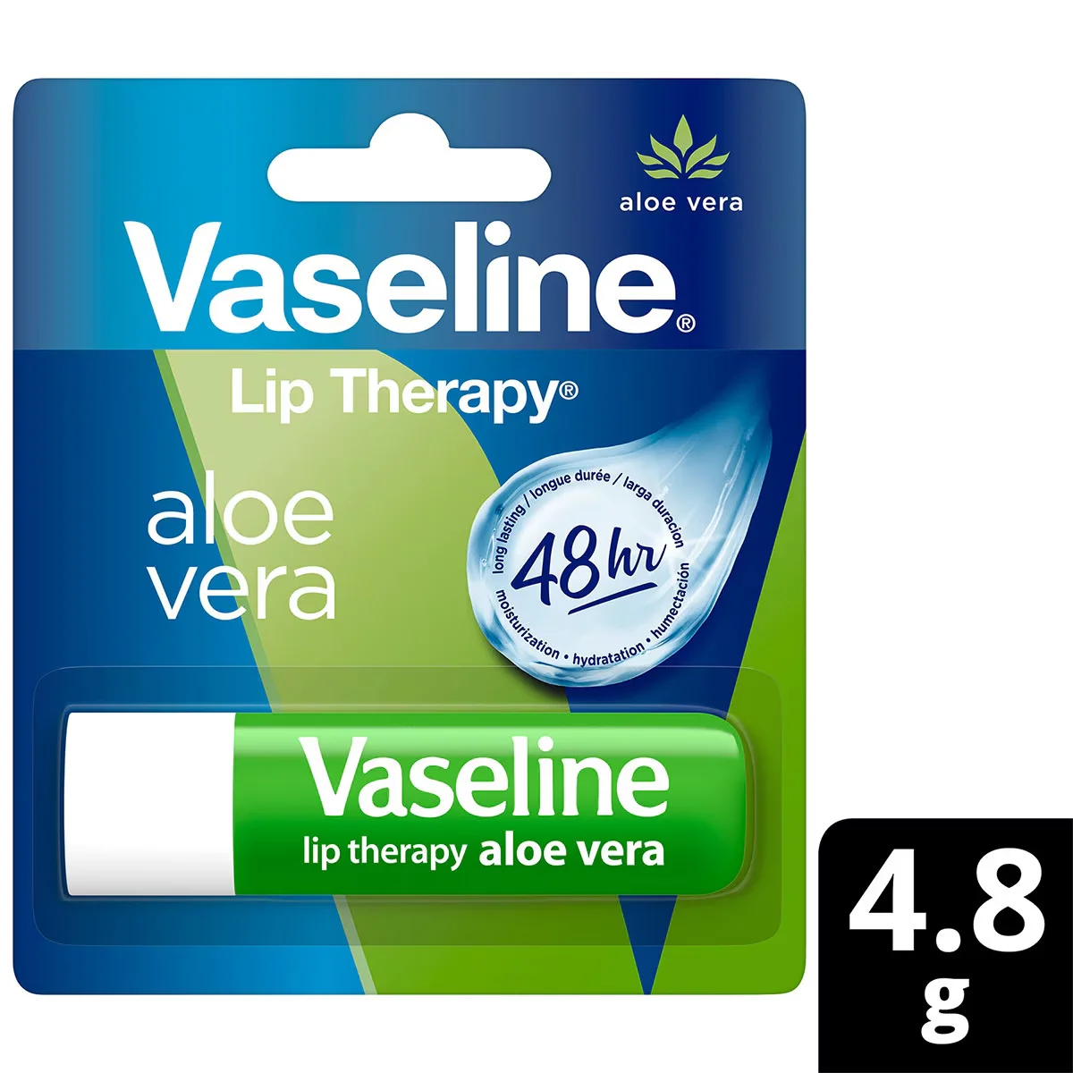 Vaseline Lip Therapy Lip Care Cream Aloe Vera 4.8 gr