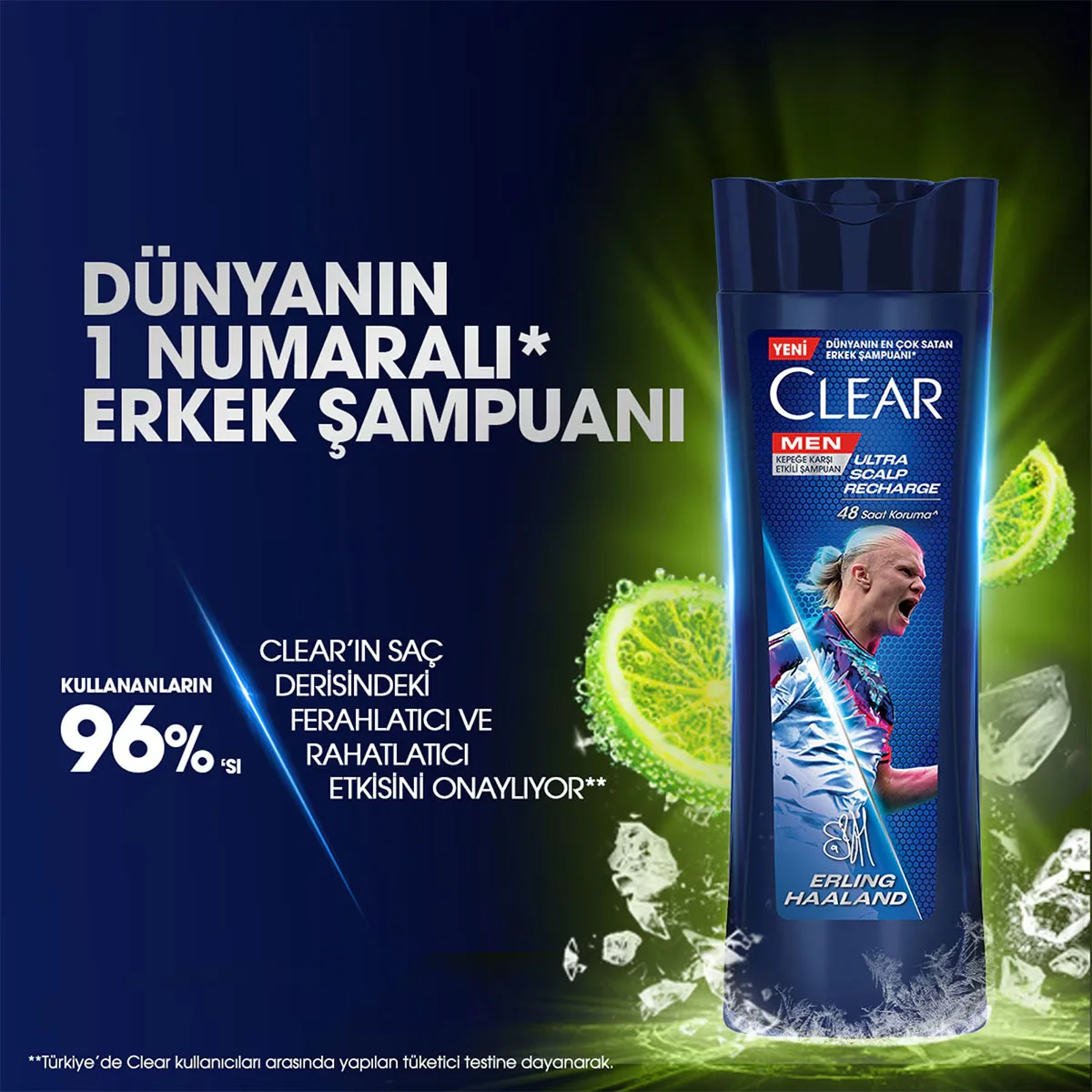 Шампунь Clear Men Legends Эрлинг Холанд 350 мл