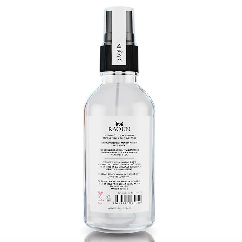 Raqun 100% Natural Mint Water - Refreshing Herbal Hydration
