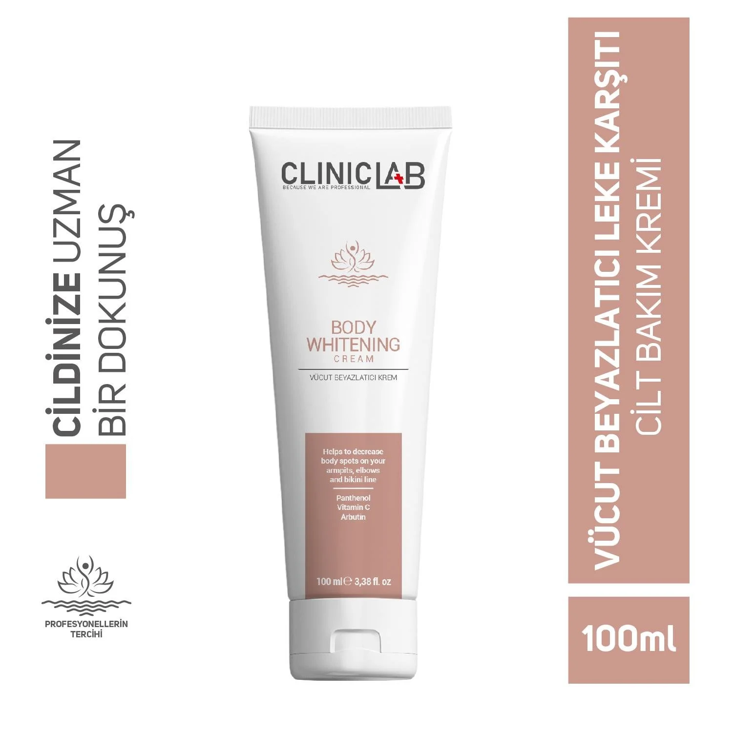 Clinique Lab Aufhellende und Whitening-Creme für empfindliche Bereiche und Körper 100ml von Clinique