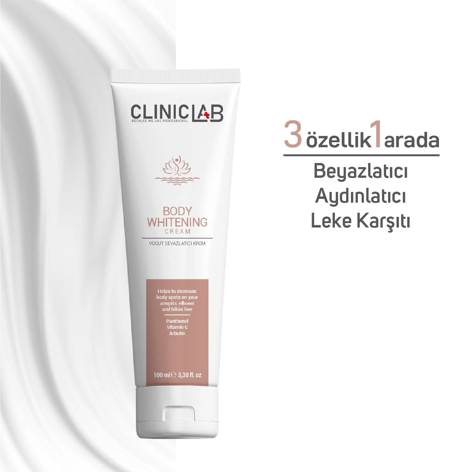 Clinique Lab Aufhellende und Whitening-Creme für empfindliche Bereiche und Körper 100ml von Clinique