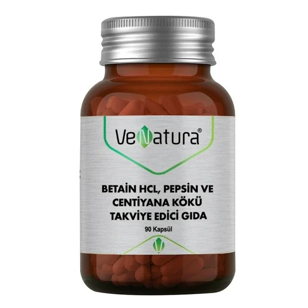 Venatura Betaine Hcl, Pepsin And Gentian Root Supplement 90 capsules
