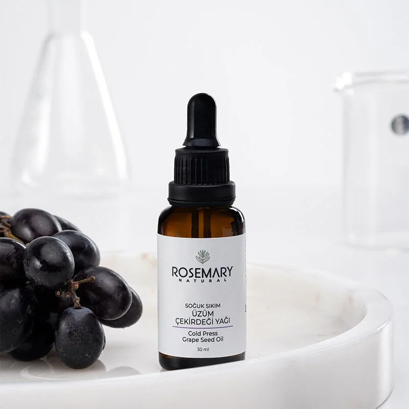 Масло виноградных косточек холодного отжима с розмарином 30 мл от Rosemary Natural