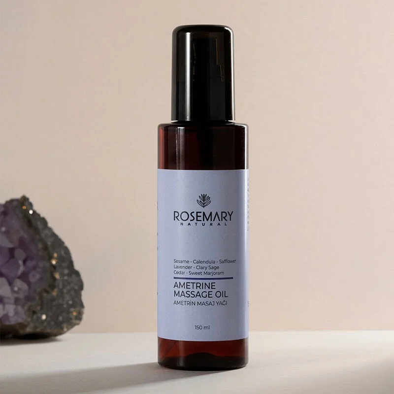 Rosemary Natural Ametrine Massage Oil 150 ml