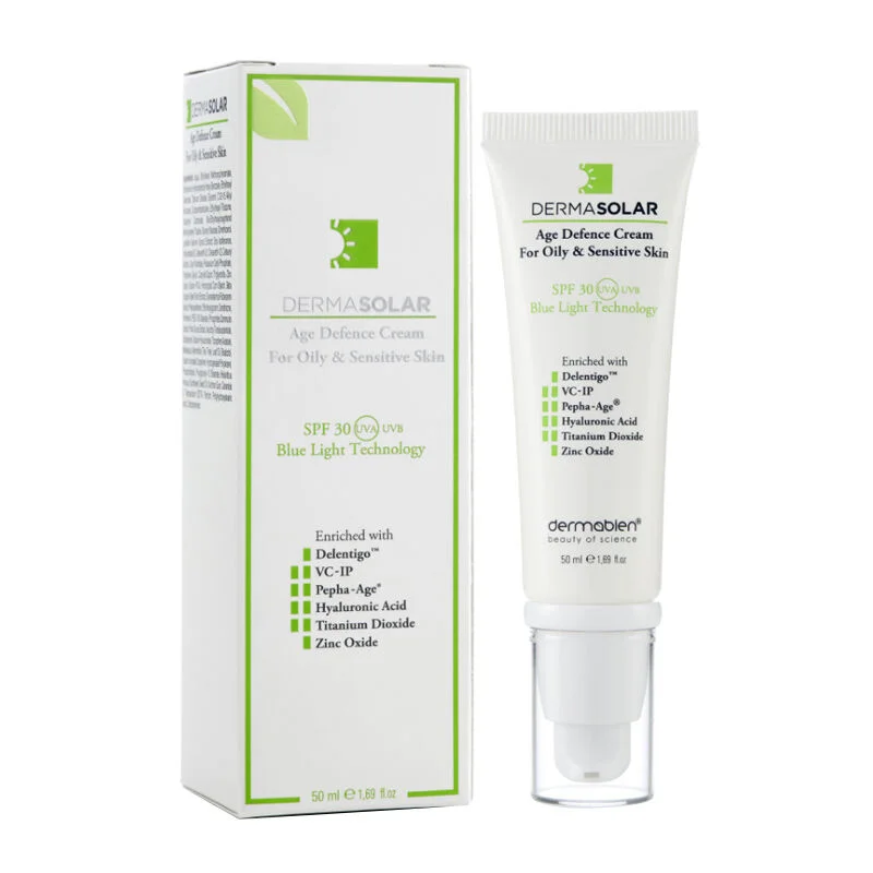 Dermasolar Age Defense Oily - Sensitive Skin Spf30 cream 50 ml