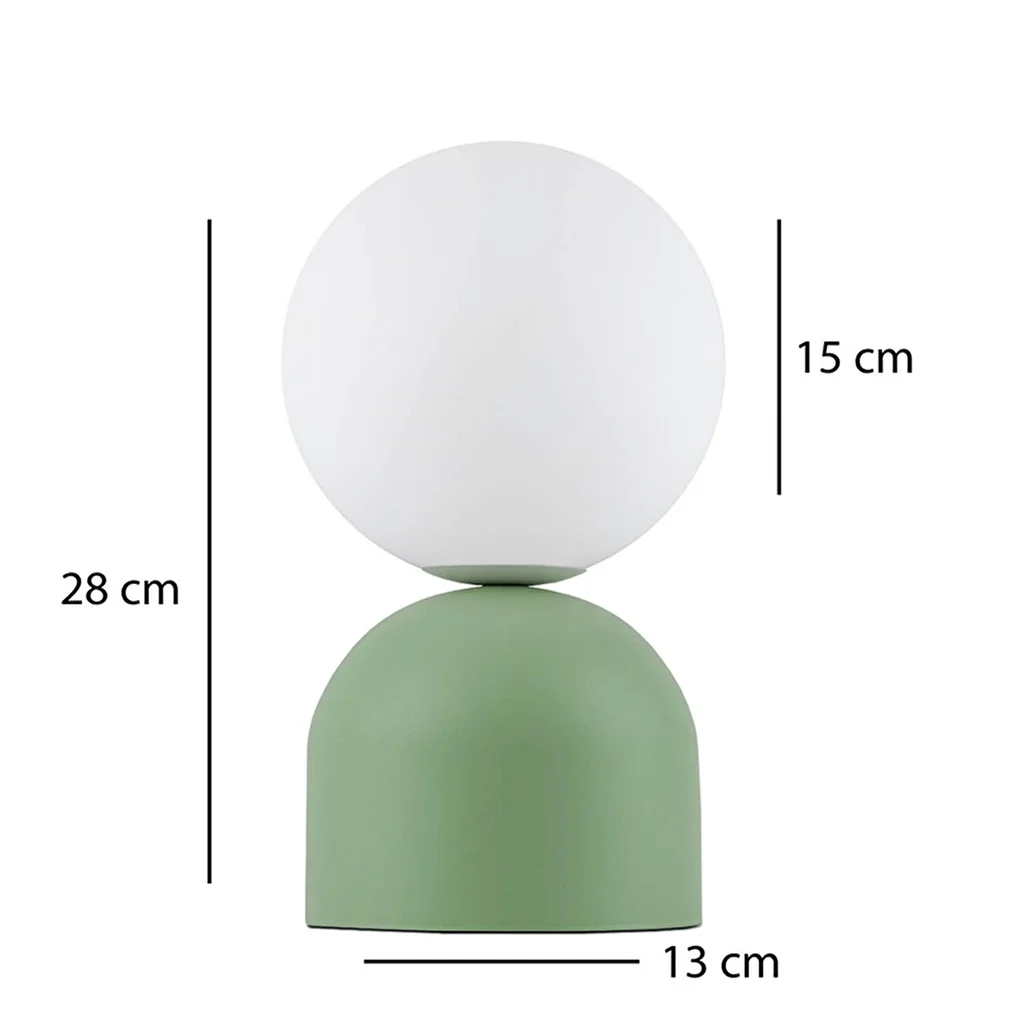 Tischlampe Mintgrün E14 28cm von Homing