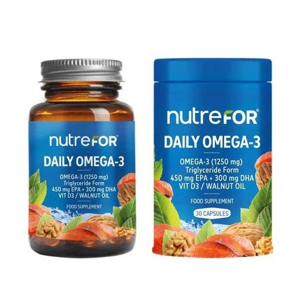 Nutrefor Daily Omega-3 supplementary Food 30 capsules