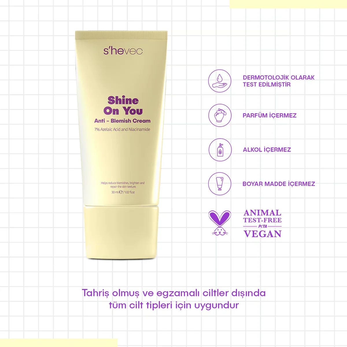 She Vec Shine On You Azelaic Acid + Pha + Niacinamide 30 ml