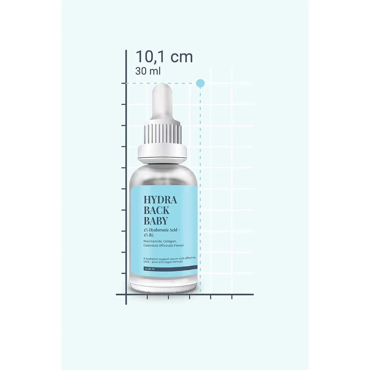 She Vec Hydra Back Baby 30ml Hyaluronsäure &amp; B5 Serum