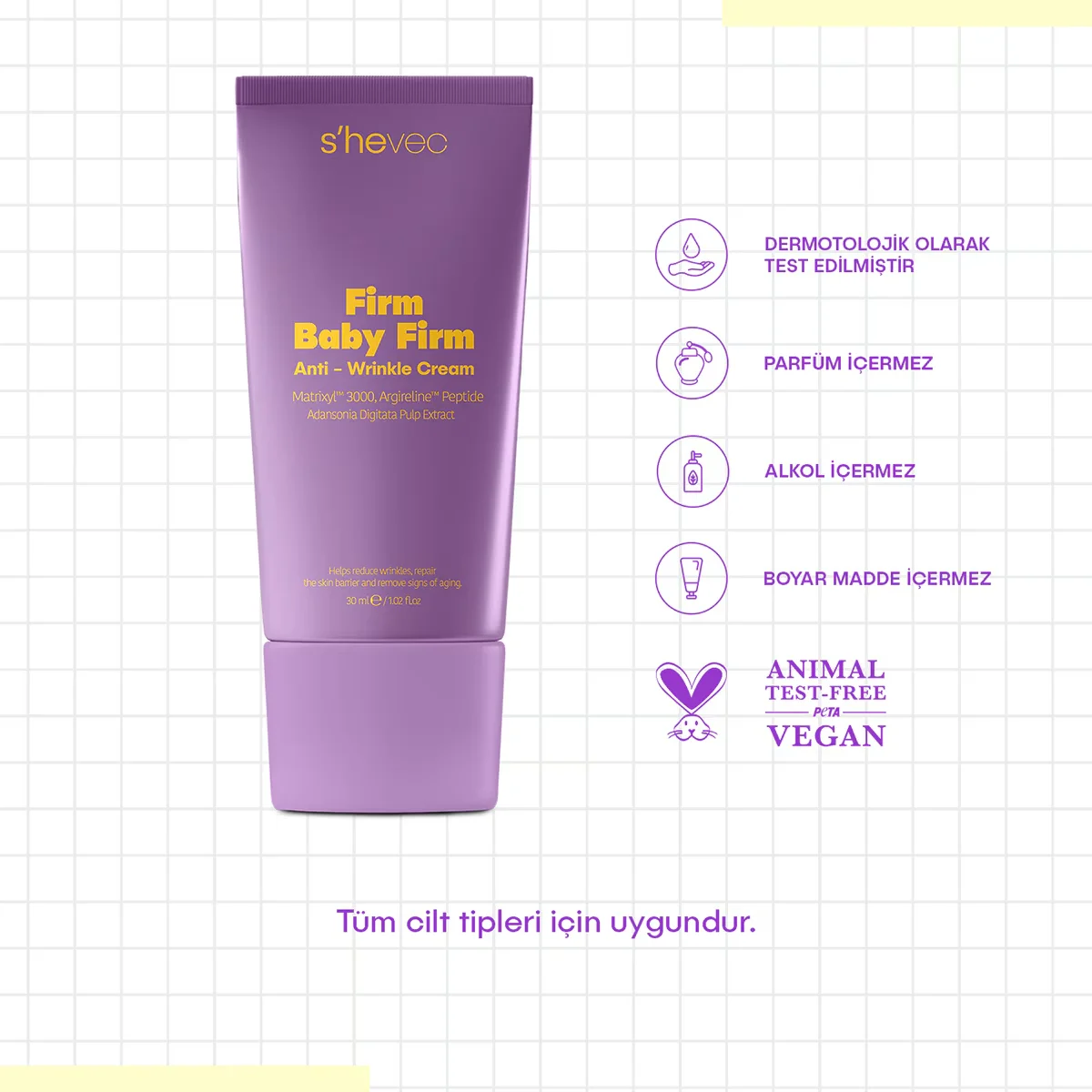 She Vec Firm Baby Firm -matrixyl 3000 + Argireline + Ha 30 ml