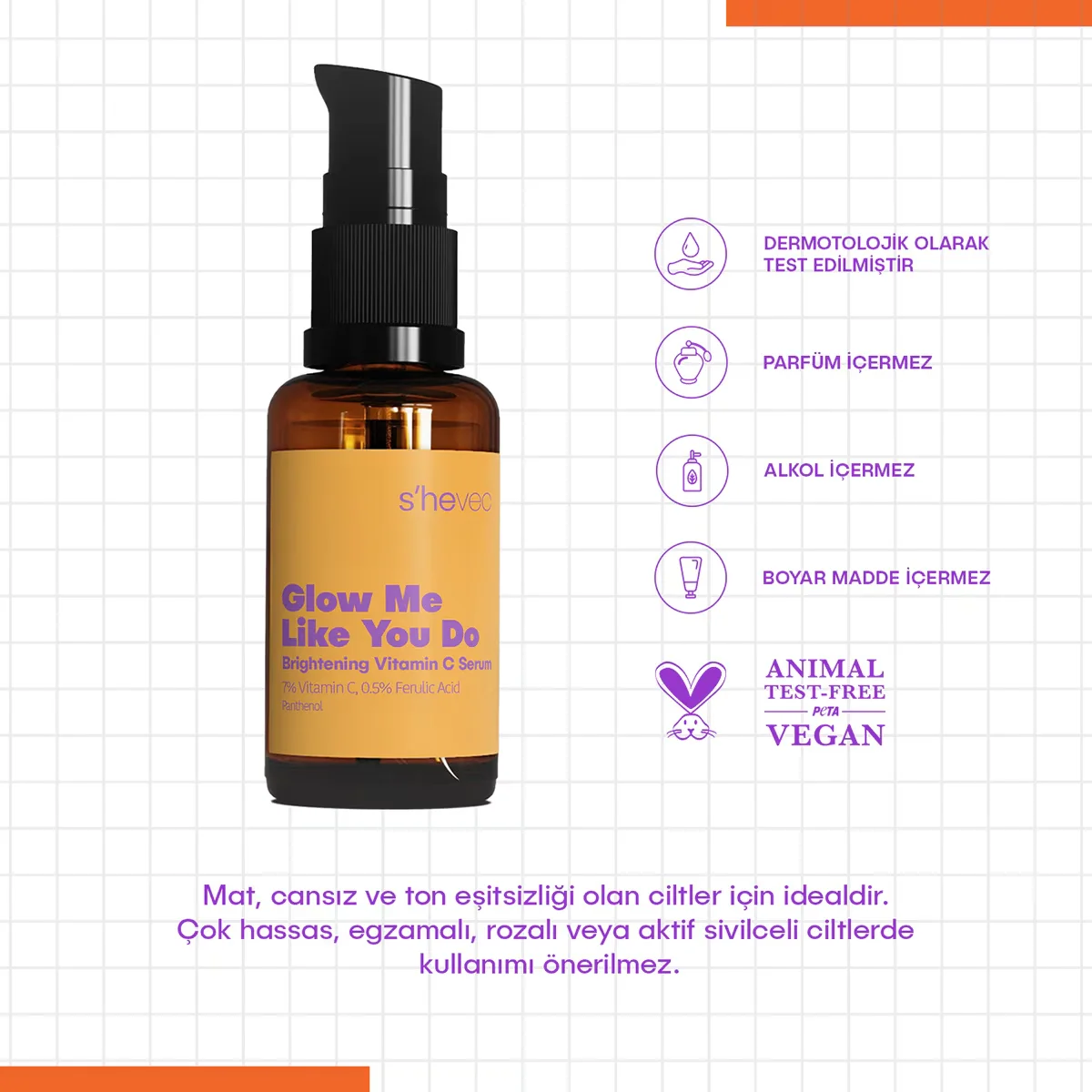 She Vec Glow Me Like You Do - Vitamin C + Ferulic Acid 30 ml