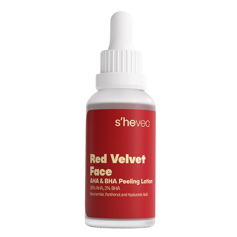 She Vec Red Velvet Face Aha+ Bha Facial Peeling 30 ml