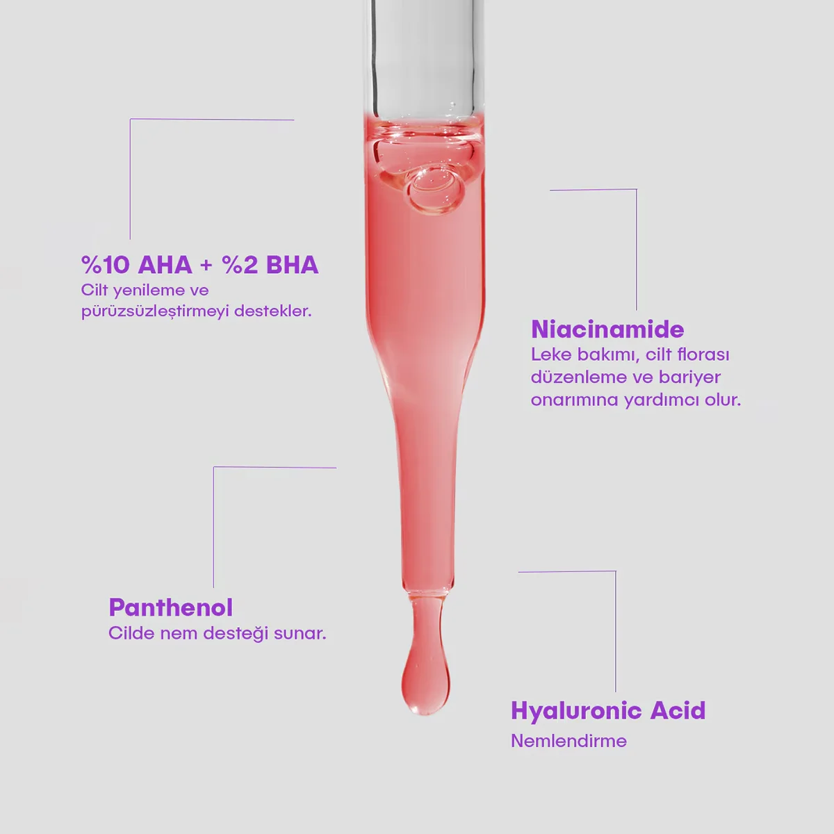 Пилинг для лица She Vec Red Of Love AHA + BHA 30 мл