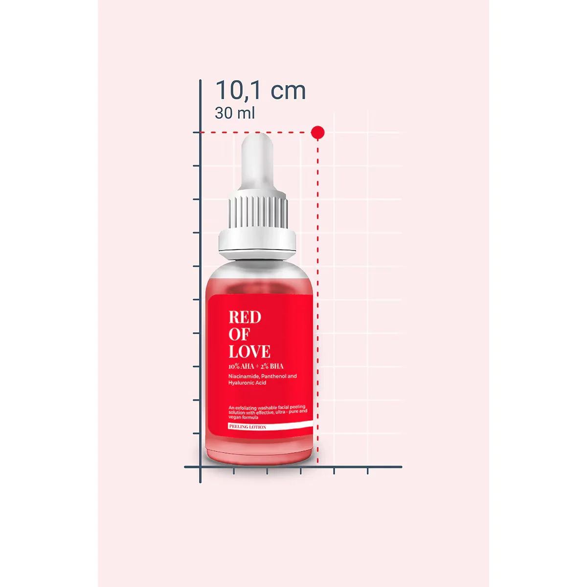 Пилинг для лица She Vec Red Of Love AHA + BHA 30 мл