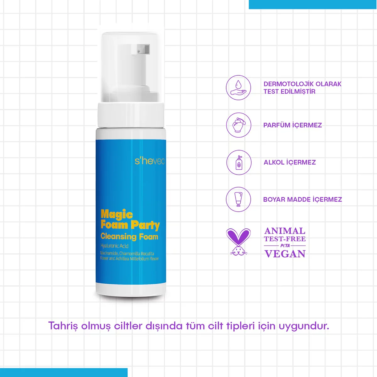 She Vec Magic Foam Party Reinigungsschaum 150 ml