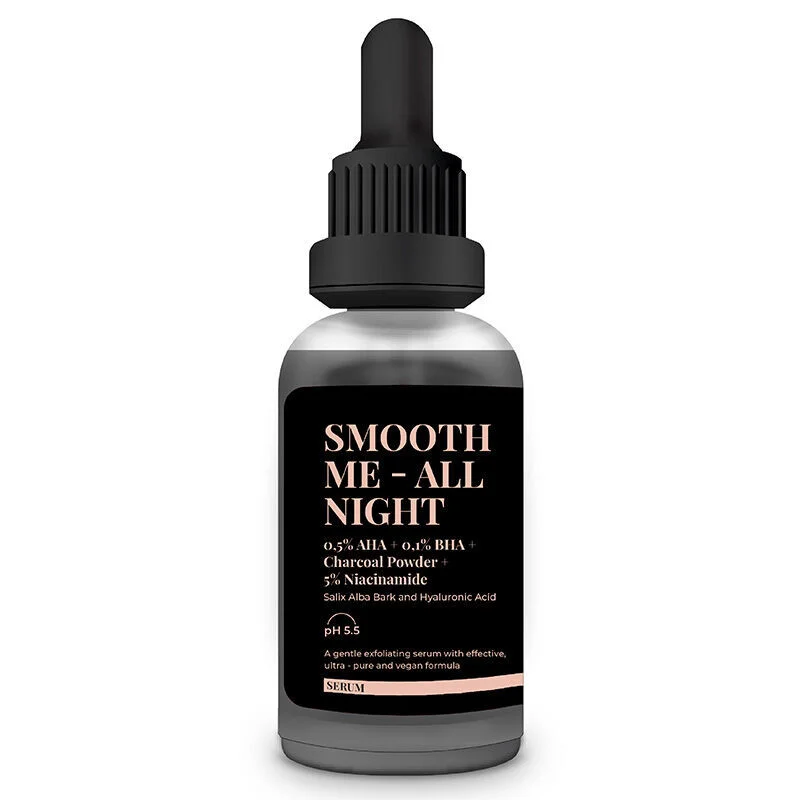 She Vec Smooth Me All Night Active Charcoal Black Serum 30 ml