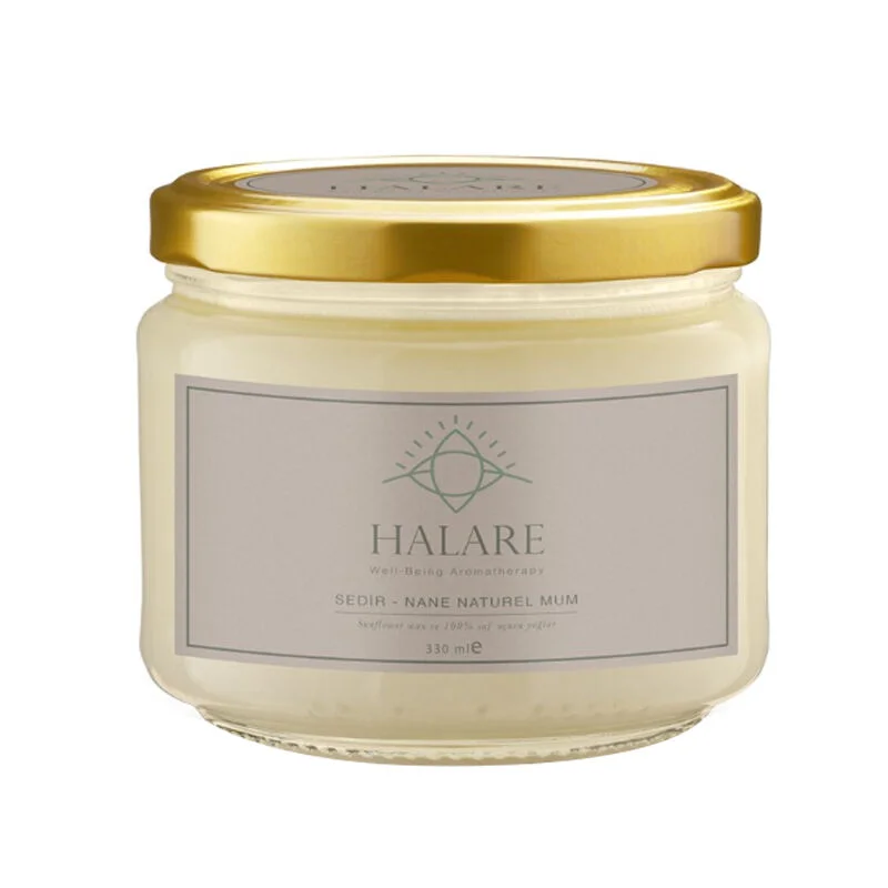 Halare Cedar & Mint Aromatherapy Candle 330ml - Relax & Refresh