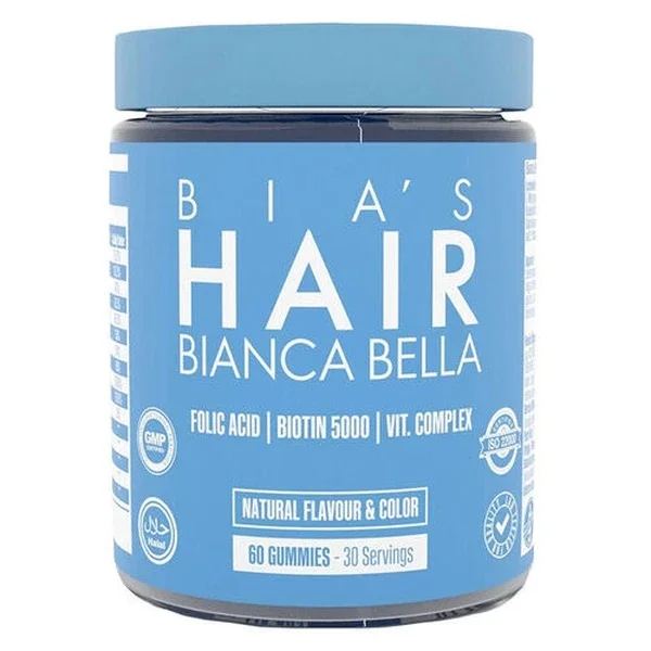 Bianca Bella Hair Vitamins Gummies - 60 Count for Healthy Hair